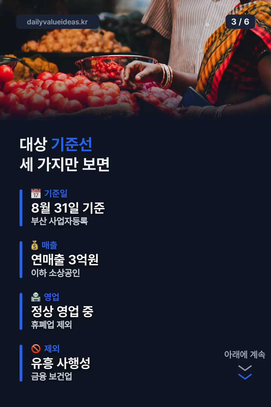 지원 대상 기준