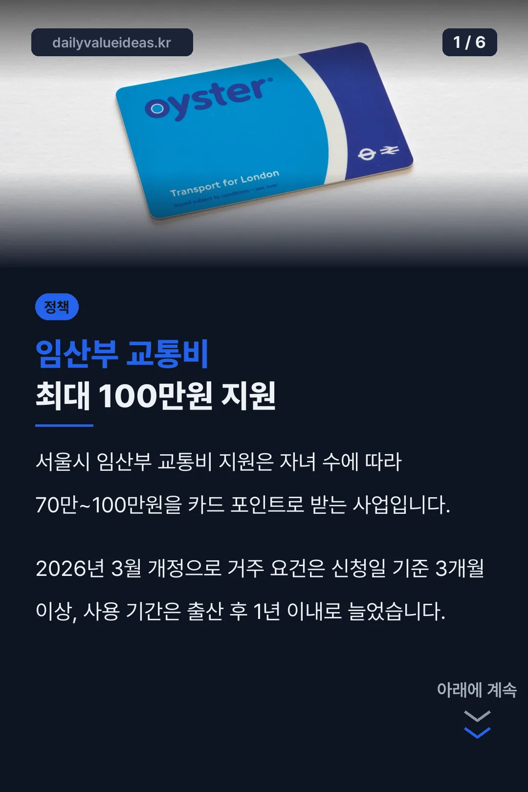 임산부 교통비 최대 100만원 지원
