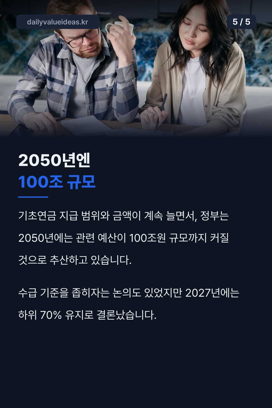 2050년 재정 전망