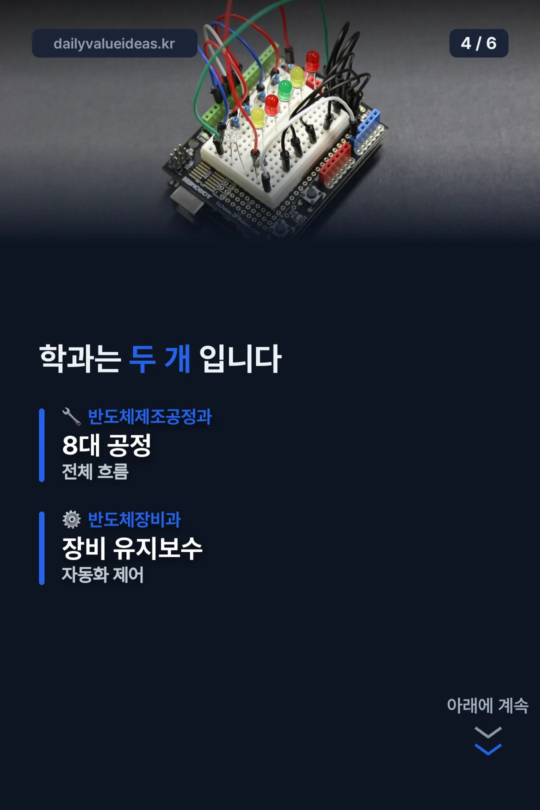 학과 구성 두 가지